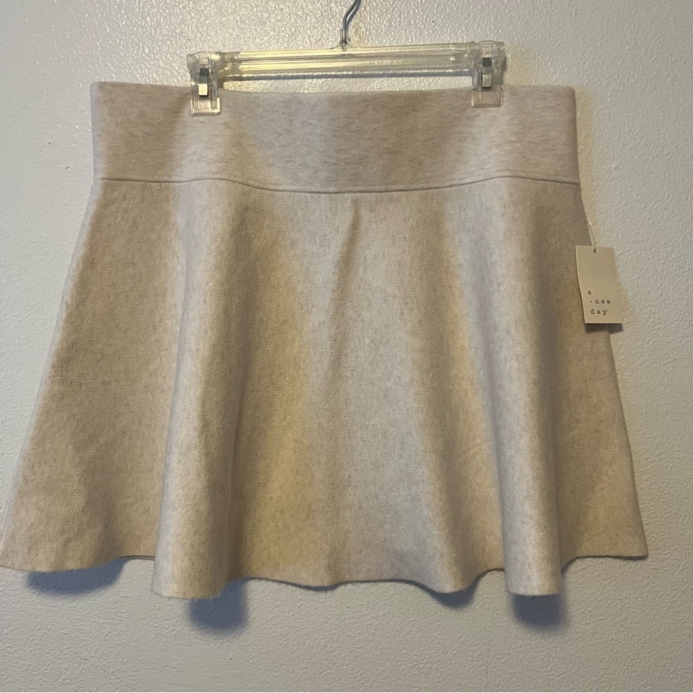 a new day XXL Sweater Skirt Cream Flare